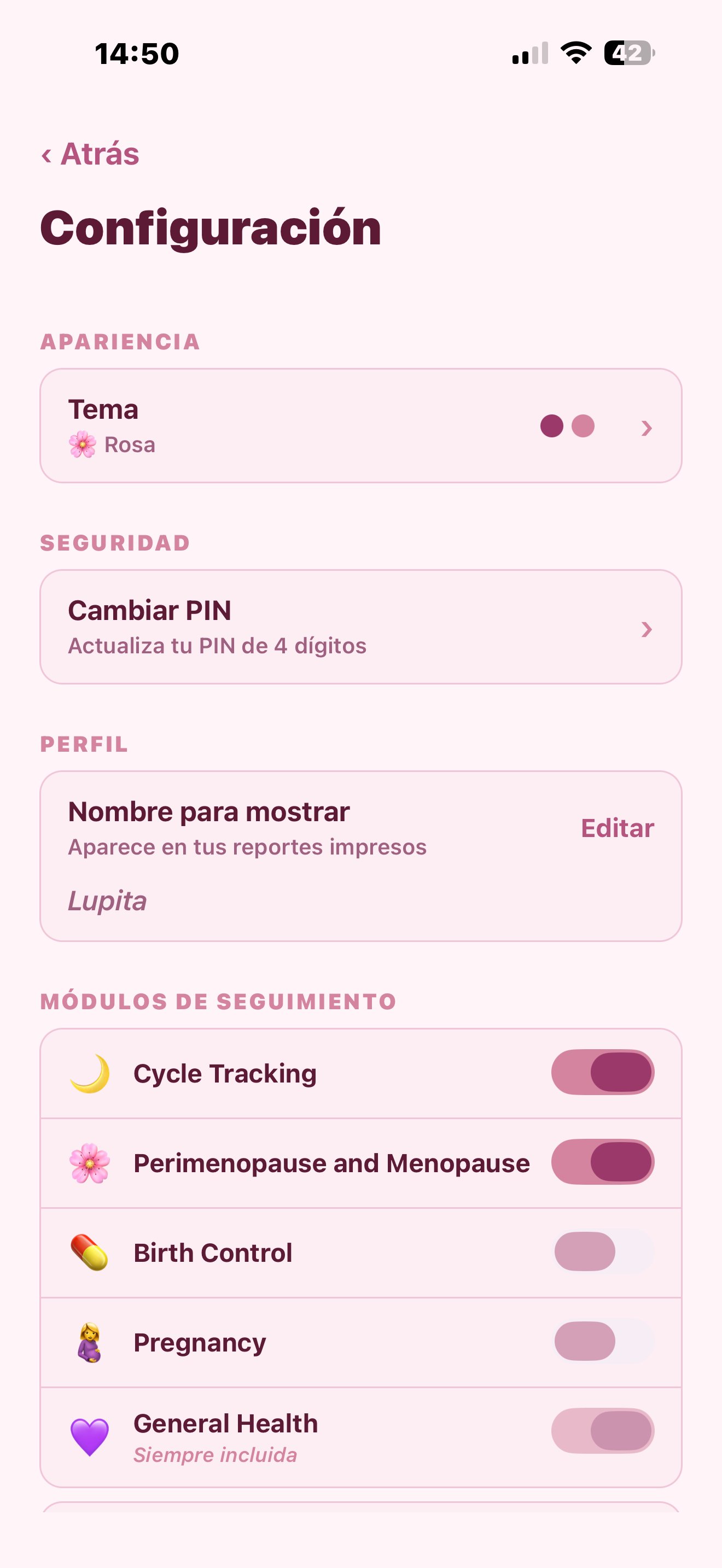 Configuración y módulos